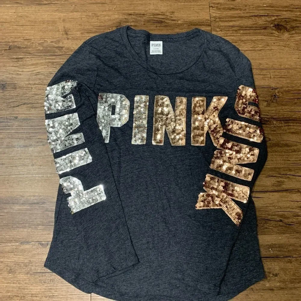 VS PINK OMBRÉ BLING OUTFIT SET S - Picture 2 of 9